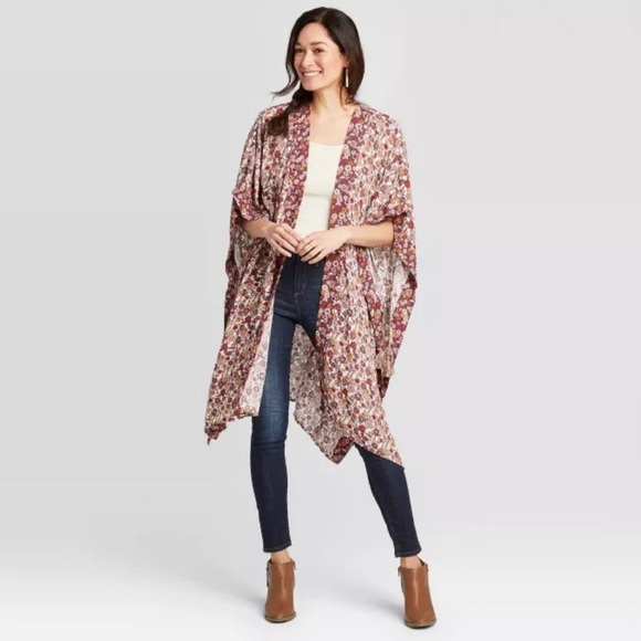 Knox Rose Tops - Knox Rose Floral Kimono